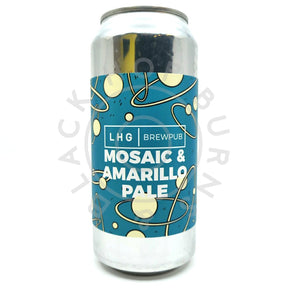 Left Handed Giant Brewpub Mosaic & Amarillo Pale 5.6% (440ml can)-Hop Burns & Black