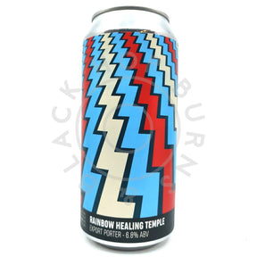 Howling Hops Rainbow Healing Temple Export Porter 6.8% (440ml can)-Hop Burns & Black