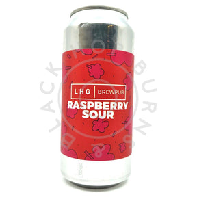 Left Handed Giant Brewpub Raspberry Sour 4.2% (440ml can)-Hop Burns & Black