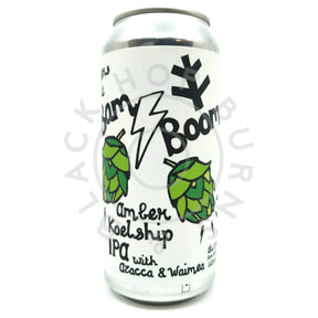 St Mars Of The Desert Bam Boom Koelship IPA 5.4% (440ml can)-Hop Burns & Black