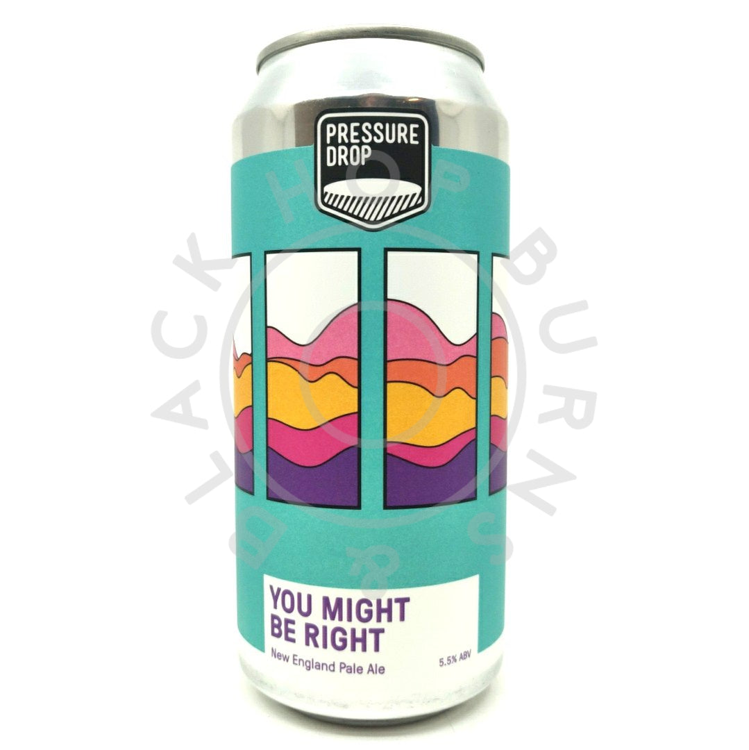Pressure Drop You Might Be Right New England Pale 5.5% (440ml can)-Hop Burns & Black