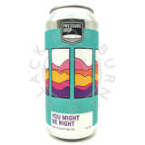 Pressure Drop You Might Be Right New England Pale 5.5% (440ml can)-Hop Burns & Black