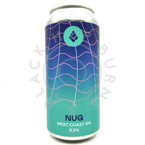 Drop Project Nug West Coast IPA 6.5% (440ml can)-Hop Burns & Black