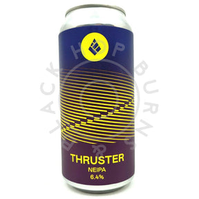 Drop Project Thruster New England IPA 6.4% (440ml can)-Hop Burns & Black