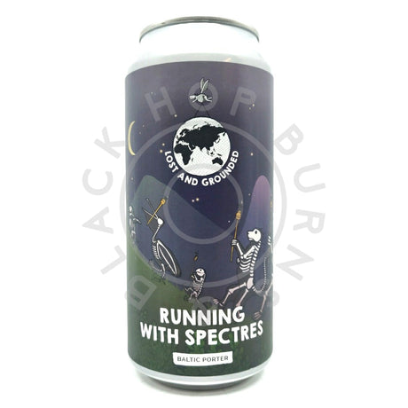 Lost & Grounded Running With Spectres Baltic Porter 6.8% (440ml can)-Hop Burns & Black