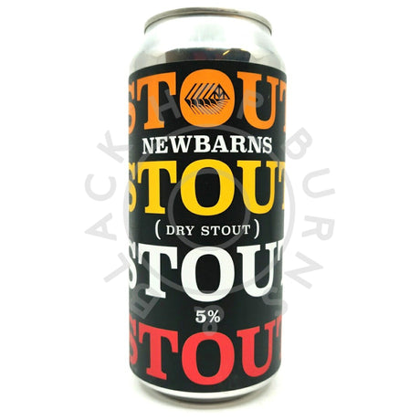 Newbarns Dry Stout 5% (440ml can)-Hop Burns & Black