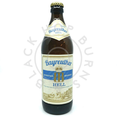 Bayreuther Hell 4.9% (500ml)-Hop Burns & Black