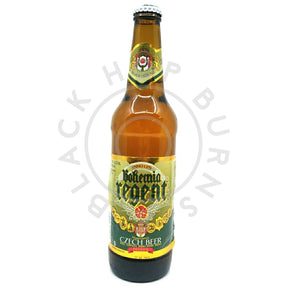 Bohemia Regent Premium Svetly Lezak 12 Lager 5% (500ml)-Hop Burns & Black