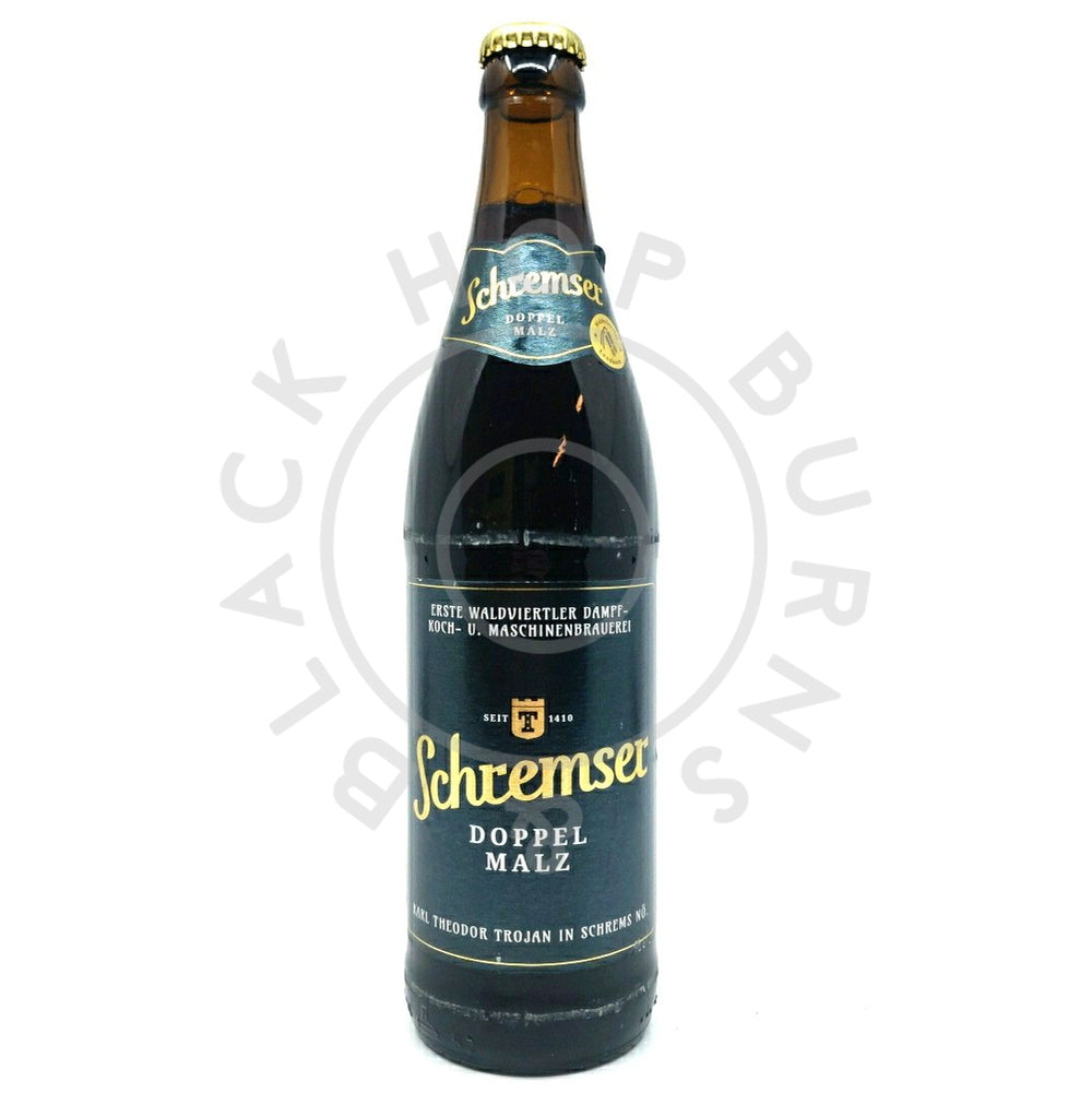 Schremser Doppelmalz 4.6% (500ml)-Hop Burns & Black