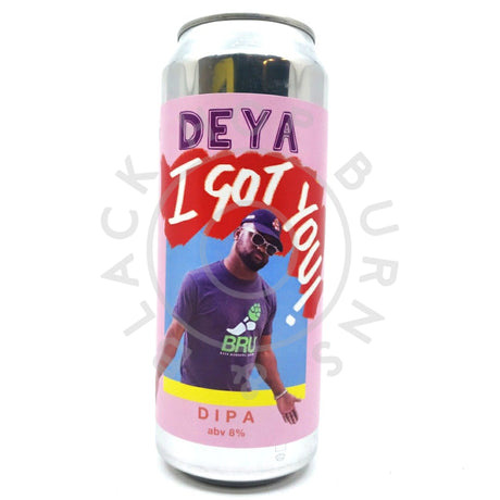 DEYA x Verdant x Track I Got You Double IPA 8% (500ml can)-Hop Burns & Black