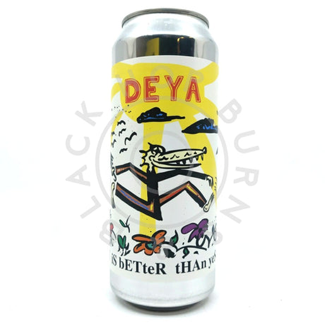 DEYA Today Is Better Than Yesterday Pale Ale 4% (500ml can)-Hop Burns & Black