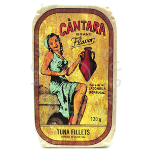 Cantara Spiced Tuna Fillets in Olive Oil (120g)-Hop Burns & Black