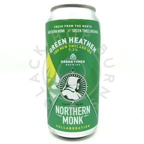 Northern Monk Green Heathen CBD New England IPA 7.2% (440ml can)-Hop Burns & Black
