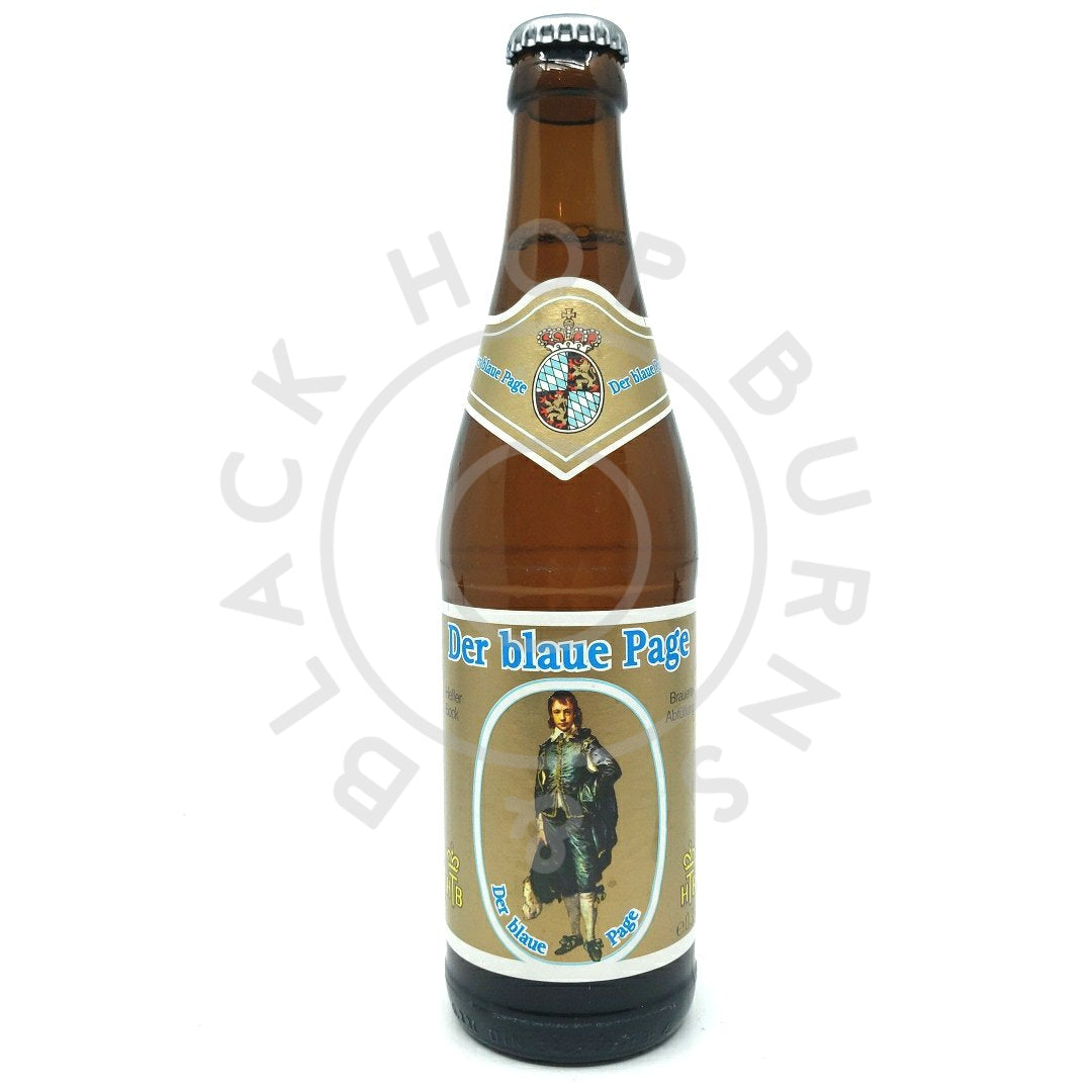 Tegernsee Der Blaue Page Heller Bock 6.8% (330ml)-Hop Burns & Black