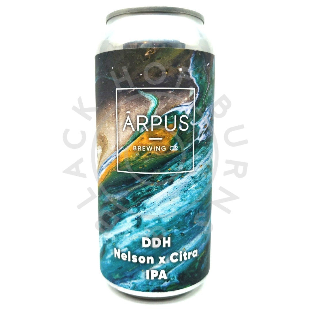 Arpus DDH Nelson x Citra IPA 6.8% (440ml can)-Hop Burns & Black