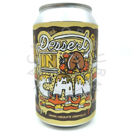 Amundsen Dessert in a Can Mango, Chocolate Creamsicle Imperial Stout 10.5% (330ml can)-Hop Burns & Black