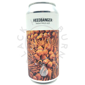 By The River Brew Co Heedbanger IPA 6.7% (440ml can)-Hop Burns & Black