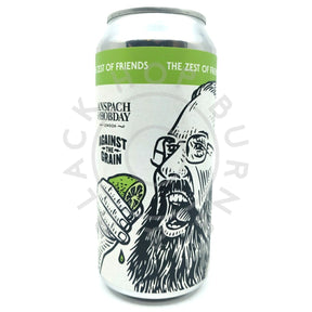 Anspach & Hobday x Against The Grain The Zest Of Friends Lentebock 5.5% (440ml can)-Hop Burns & Black