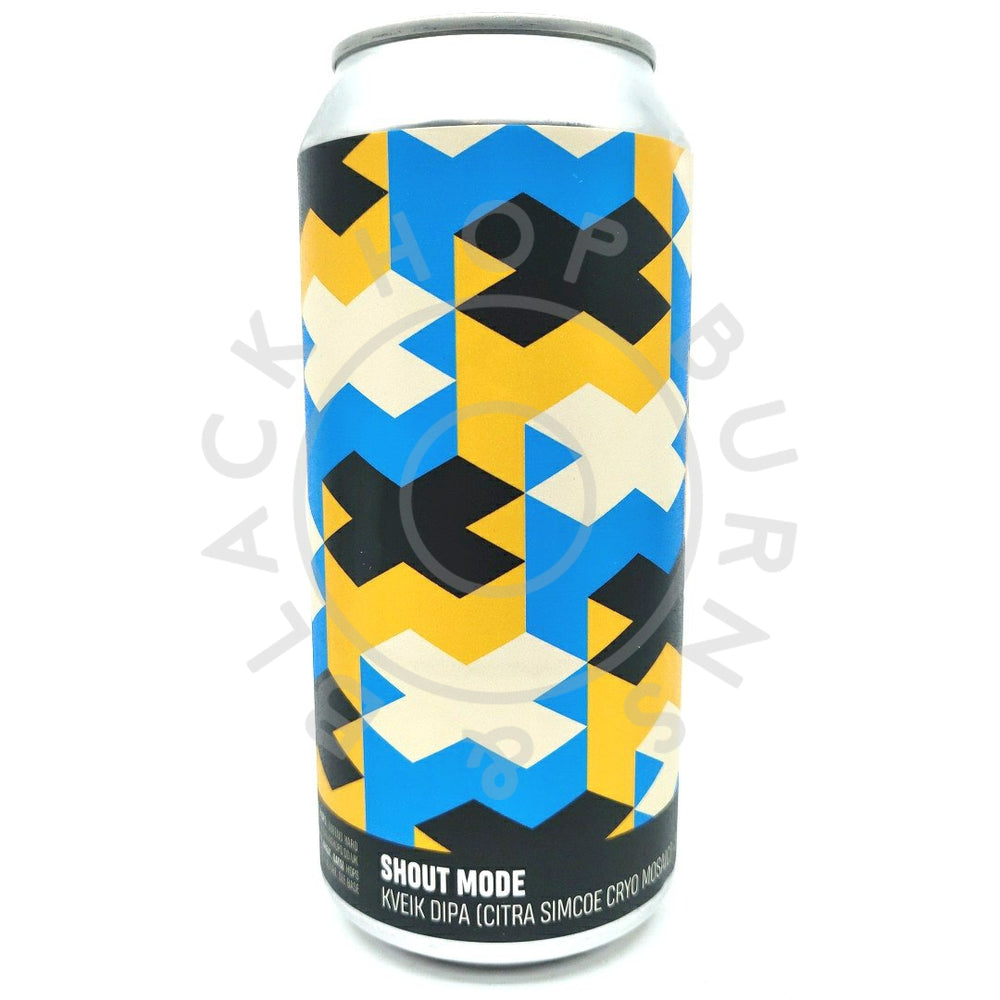 Howling Hops Shout Mode Kveik DIPA 8% (440ml can)-Hop Burns & Black