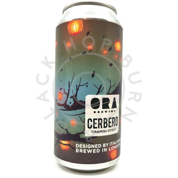 ORA Brewing Cerbero Tiramisu Stout 5.6% (440ml can)-Hop Burns & Black