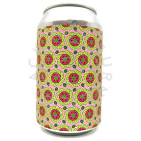 Brick Brewery Double Watermelon & Lime Imperial Gose 7% (330ml can)-Hop Burns & Black