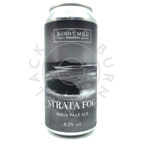 Burnt Mill Strata Fog IPA 6% (440ml can)-Hop Burns & Black