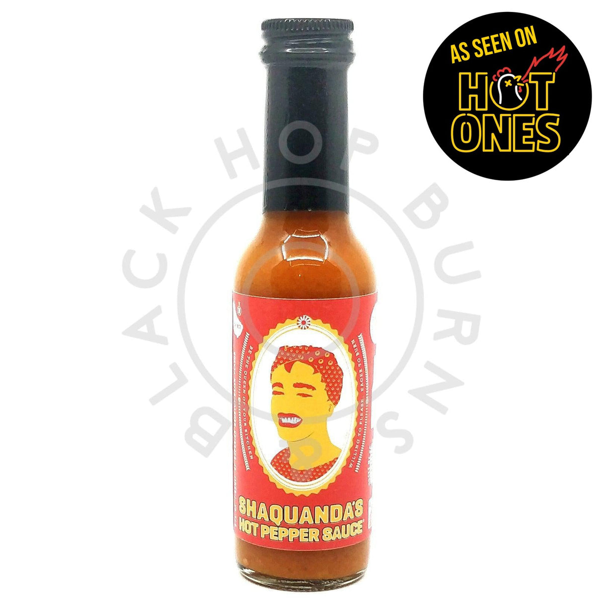 Shaquanda's Hot Pepper Sauce (140g)-Hop Burns & Black
