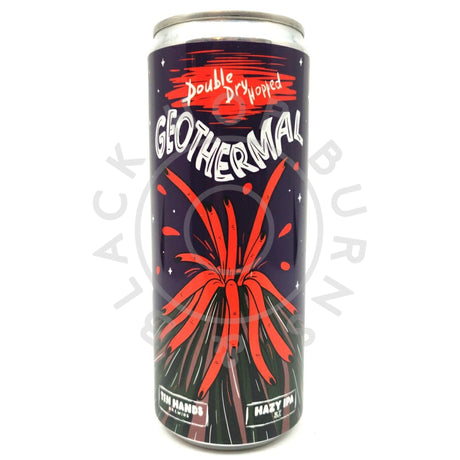Ten Hands Brewing Double Dry Hopped Geothermal Double IPA 8% (330ml can)-Hop Burns & Black