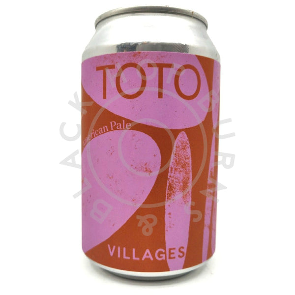 Villages Toto Pale Ale 5.3% (330ml can)-Hop Burns & Black