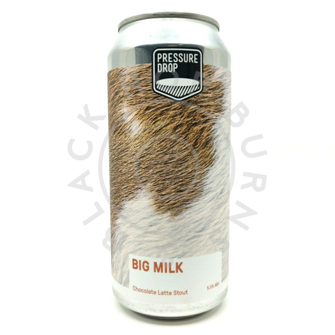 Pressure Drop Big Milk Chocolate Latte Stout 5.5% (440ml can)-Hop Burns & Black