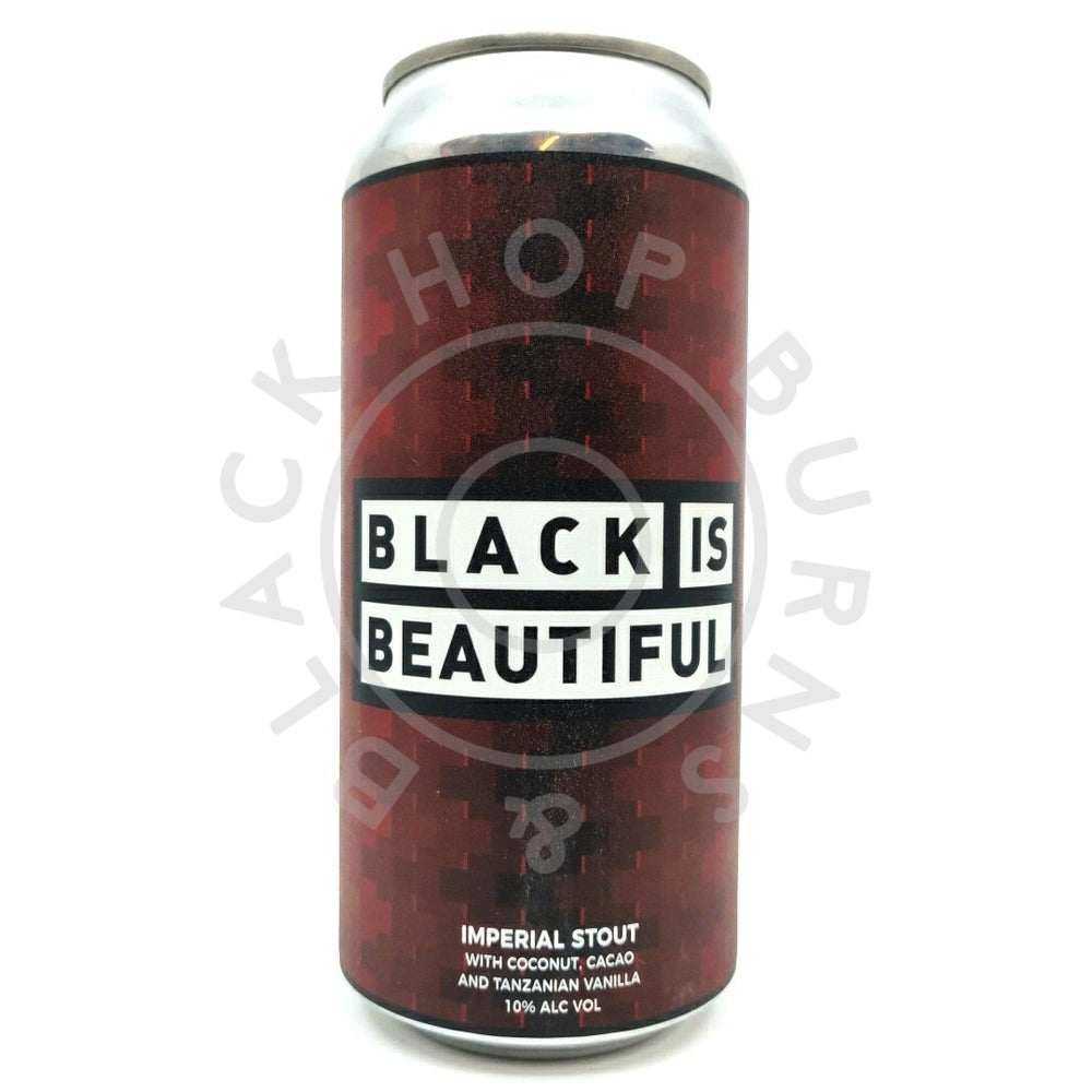 Left Handed Giant Black Is Beautiful Imperial Stout 10% (440ml can)-Hop Burns & Black
