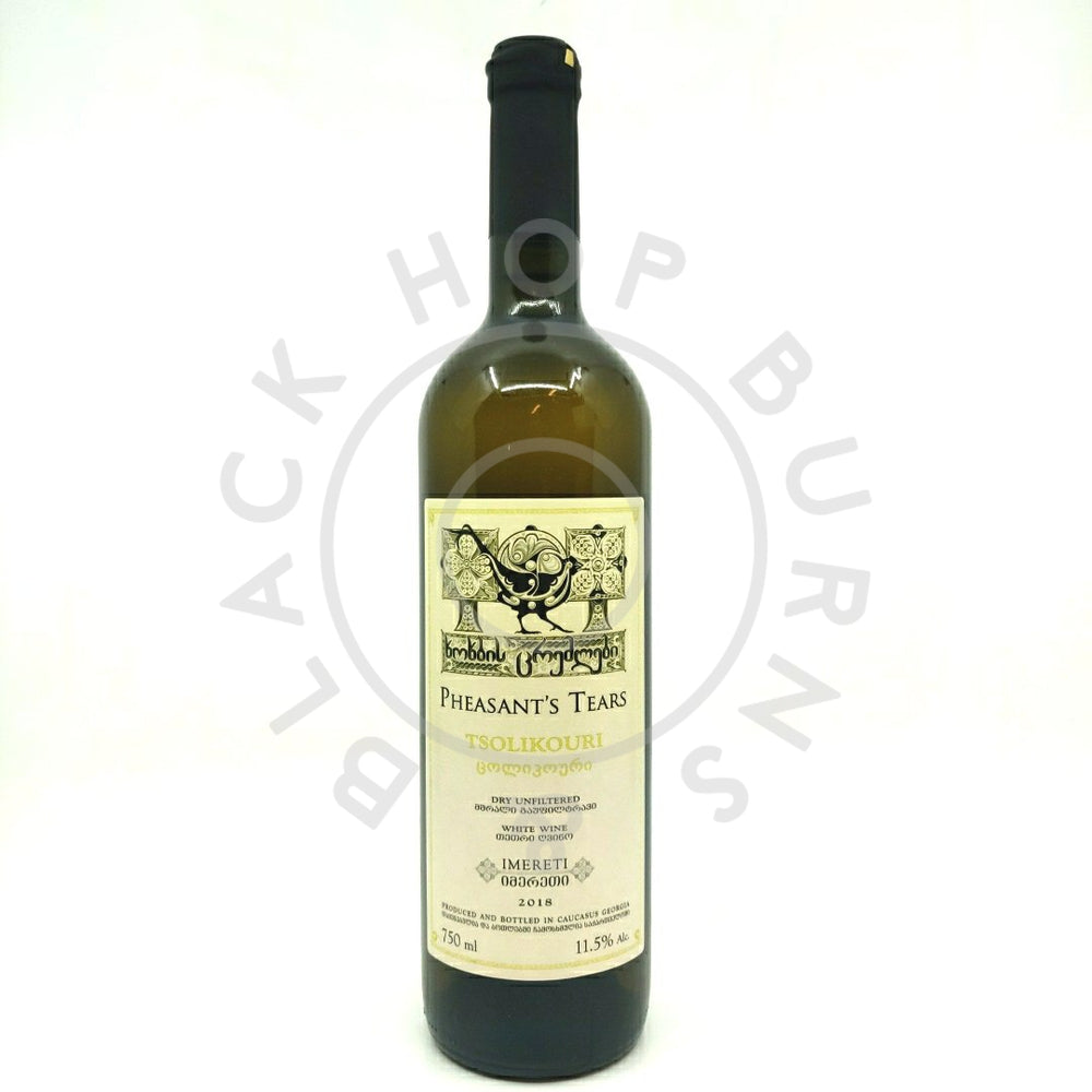 Pheasant's Tears Tsolikouri 2018 11.5% (750ml)-Hop Burns & Black