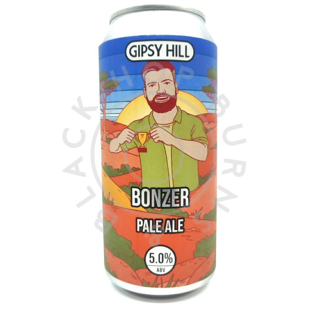 Gipsy Hill Bonzer Pale Ale 5% (440ml can)-Hop Burns & Black