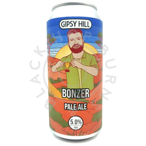 Gipsy Hill Bonzer Pale Ale 5% (440ml can)-Hop Burns & Black