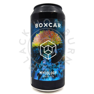 Boxcar Mycology DDH IPA 6.5% (440ml can)-Hop Burns & Black