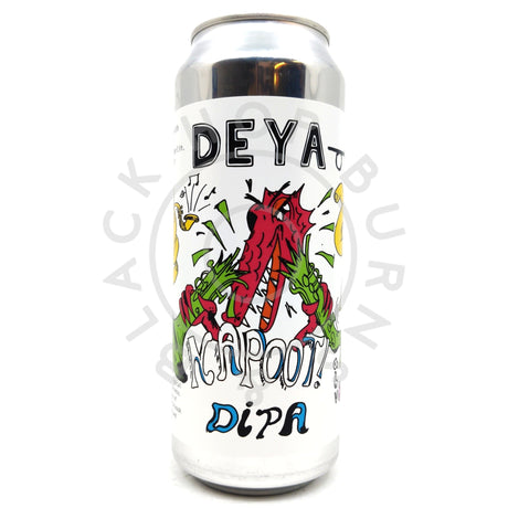 DEYA Toot Toot Kapoot Double IPA 8% (500ml can)-Hop Burns & Black
