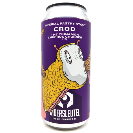 Moersleutel Crod The Cinnamon Churros Chugger Imperial Stout 11% (440ml can)-Hop Burns & Black