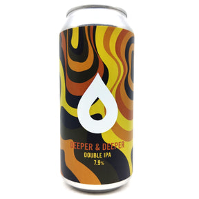 Polly's Brew Co Deeper & Deeper Double IPA 7.9% (440ml can)-Hop Burns & Black