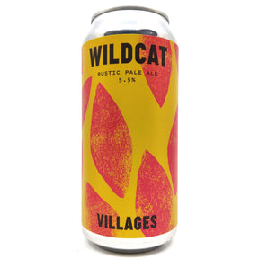 Villages Wildcat Rustic Pale Ale 5.5% (440ml can)-Hop Burns & Black