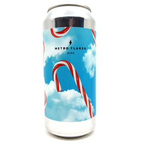 Garage Metro Flakes Double IPA 8.3% (440ml can)-Hop Burns & Black