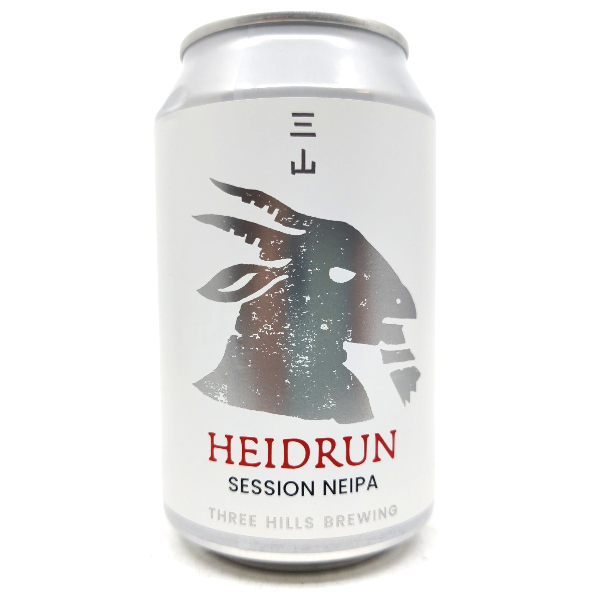 Three Hills Heidrun Session IPA 4.8% (330ml can)-Hop Burns & Black