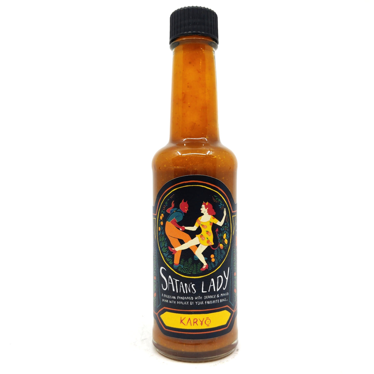 Karyo Satan's Lady Hot Sauce (168ml)-Hop Burns & Black