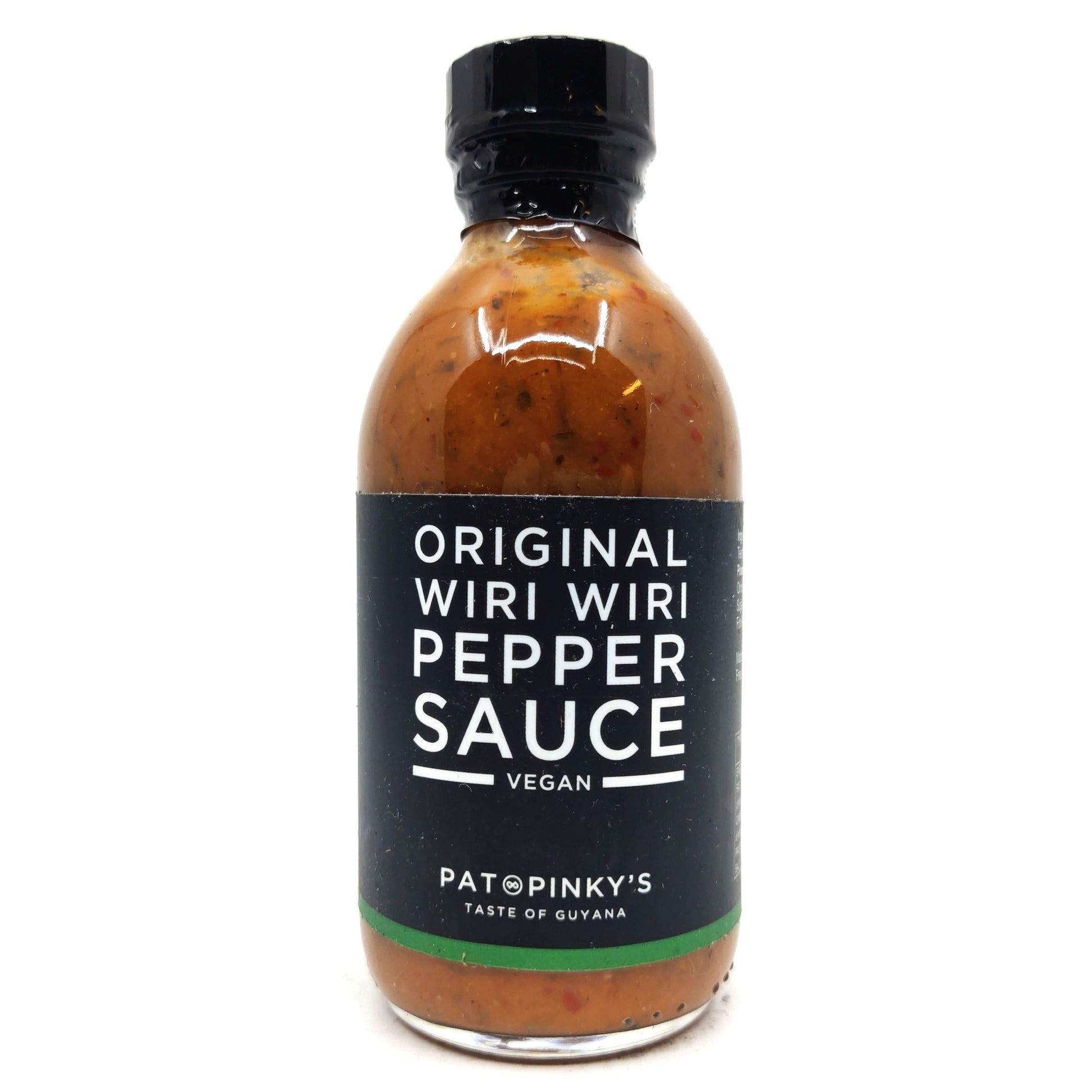 Pat & Pinky's Wiri Wiri Pepper Sauce (200ml)-Hop Burns & Black