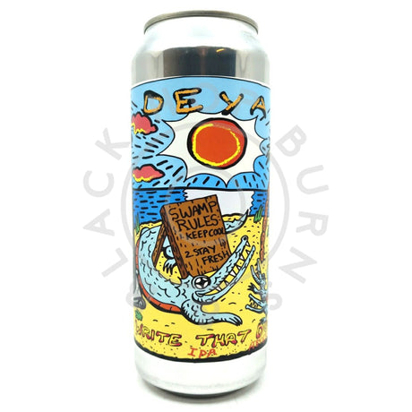 DEYA Write That Down IPA 6.2% (500ml can)-Hop Burns & Black
