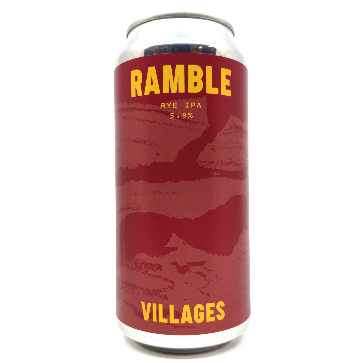 Villages Ramble Rye IPA 5.9% (440ml can)-Hop Burns & Black