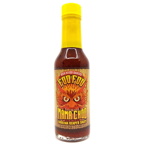 High River Sauces Foo Foo Mama Choo's Carolina Reaper Hot Sauce (148ml)-Hop Burns & Black