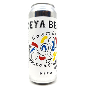 DEYA x Beak Cosmic Control Double IPA 8% (500ml can)-Hop Burns & Black