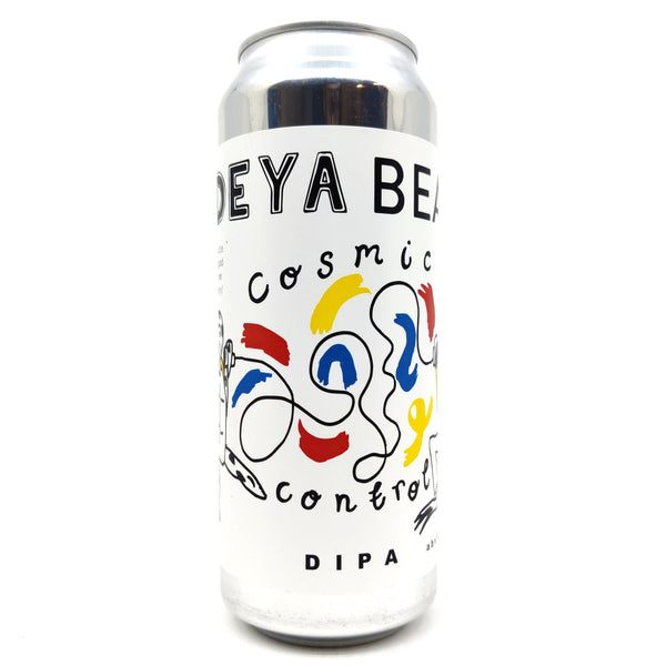 DEYA x Beak Cosmic Control Double IPA 8% (500ml can)-Hop Burns & Black