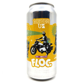 Floc Brewing Never Us IPA 7.2% (440ml can)-Hop Burns & Black