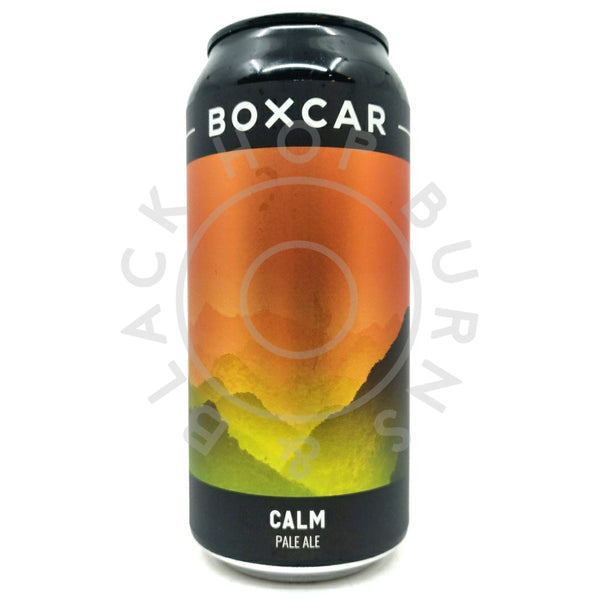 Boxcar Calm Pale Ale 4.7% (440ml can)-Hop Burns & Black